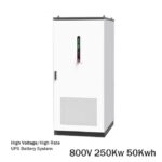 800V 250Kw 50Kwh High Voltage High Rate UPS Battery System