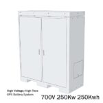 700V 250Kw 250Kwh High Voltage High Rate UPS Battery System