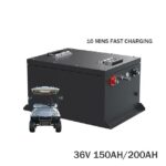 36V 150Ah 200Ah Electric Golf Buggy Battery Pack System