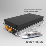 600V 150Kwh Electric Vessel Boat Battery System