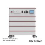 48 Voltage 60Kwh One-Stop Stackable Power Bank Battery
